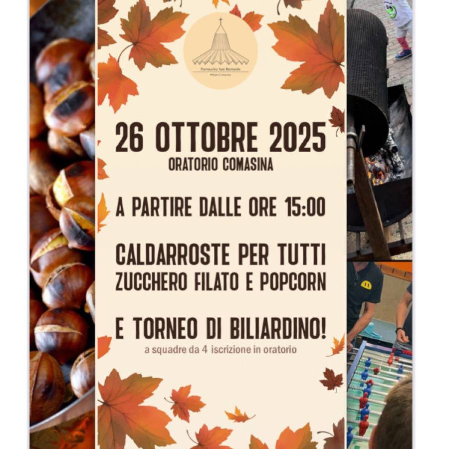 Caldarroste in oratorio