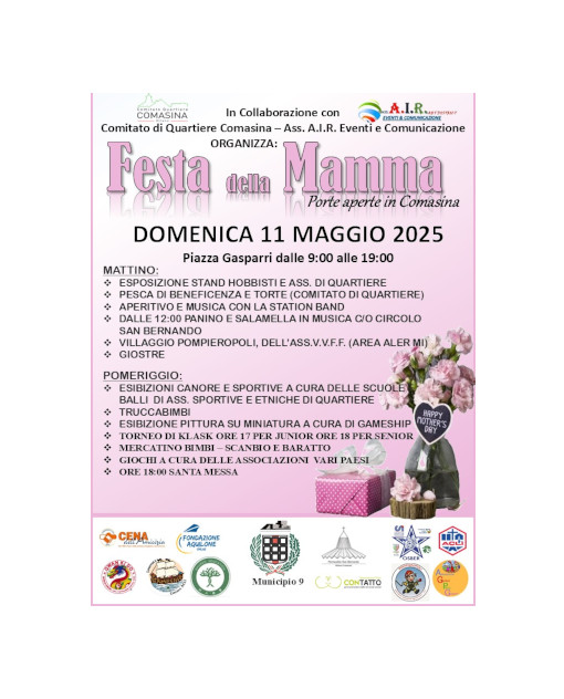 11 maggio - Festa della Mamma 