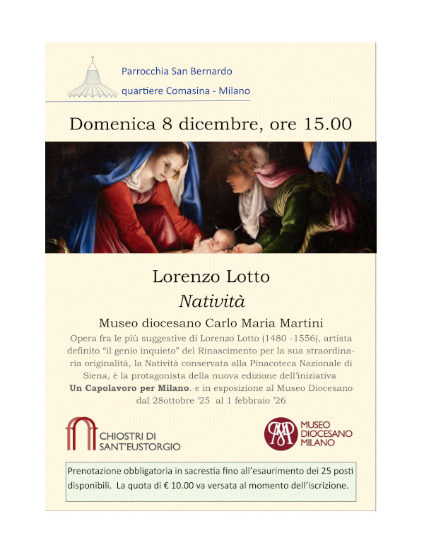 Avvento 2025 - La Natività di Lorenzo Lotto