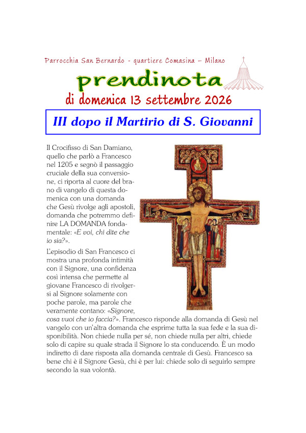 31 - Prendinota 13 settembre 2026