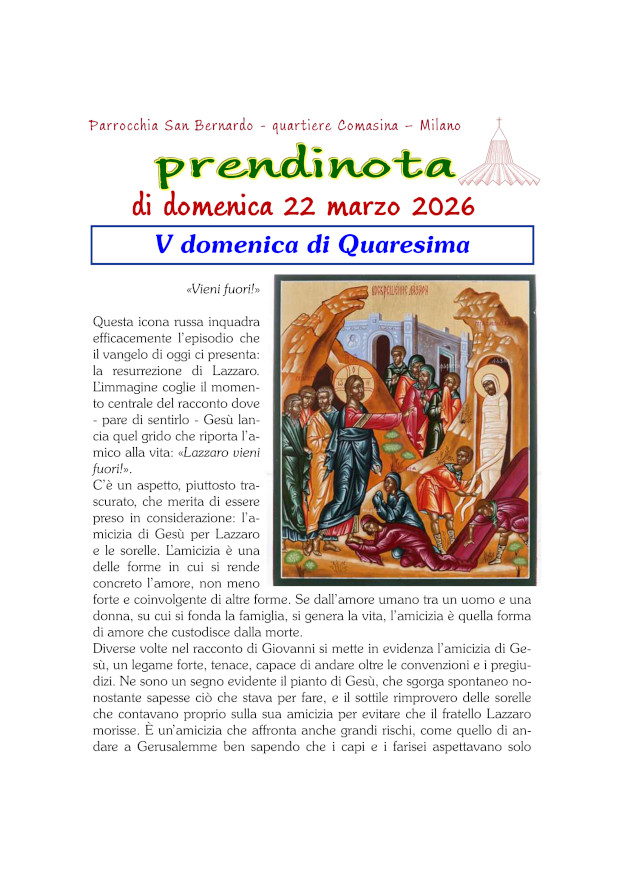 12 - Prendinota 22 marzo 2026