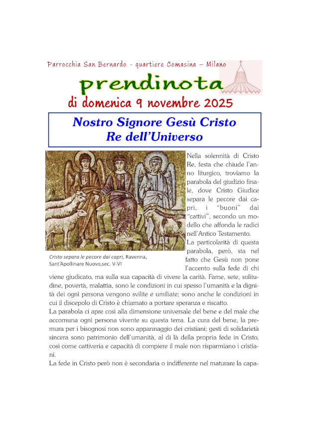 40 - Prendinota 9 novembre 2025