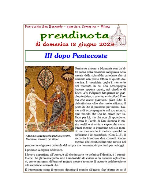 25 - Prendinota 18 giugno 2023