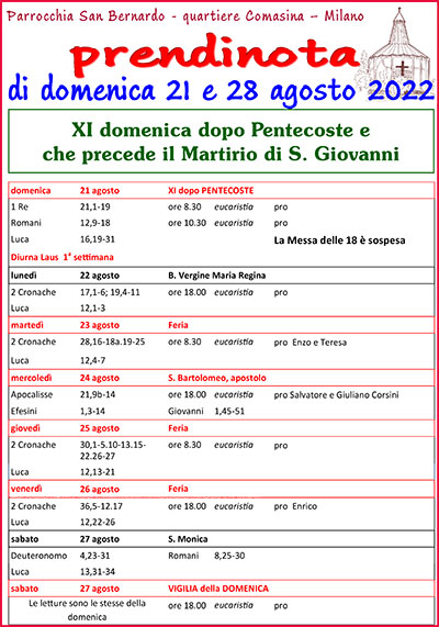 31 - Prendinota 21 e 28 agosto 2022