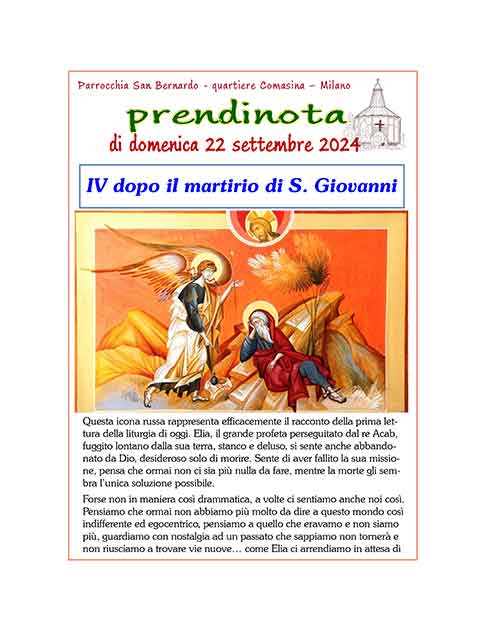 33 - Prendinota 22 settembre 2024