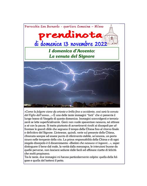 42 - Prendinota 13 novembre 2022