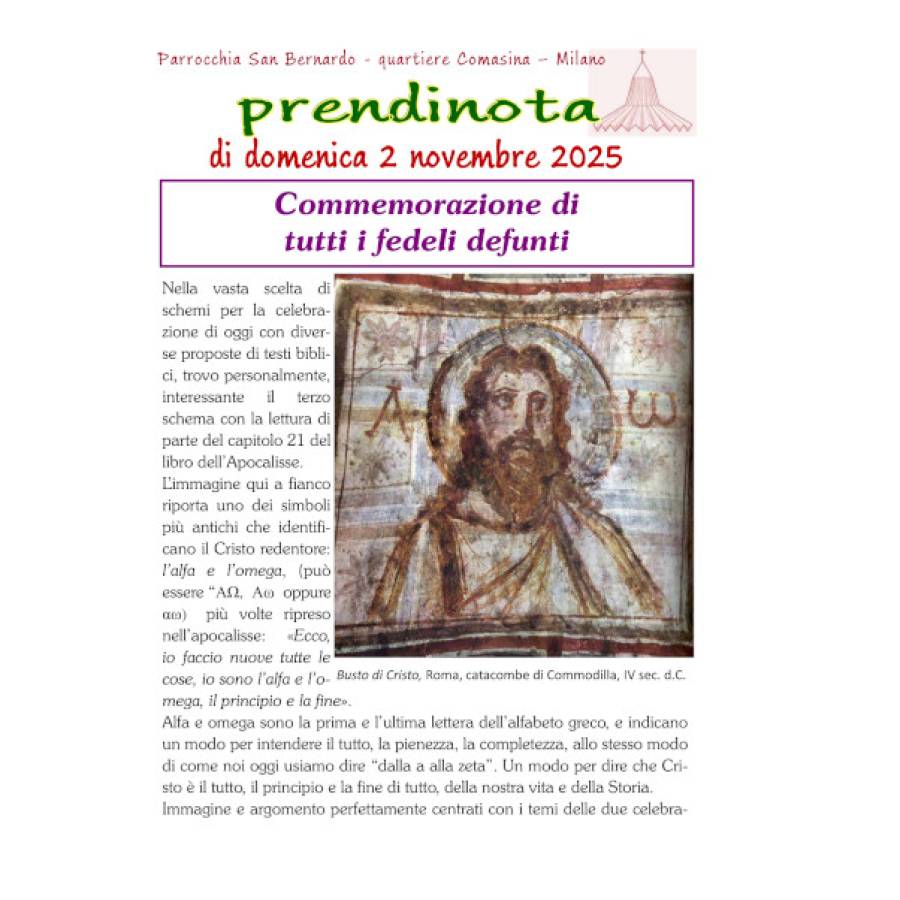 39 - Prendinota 2 novembre 2025