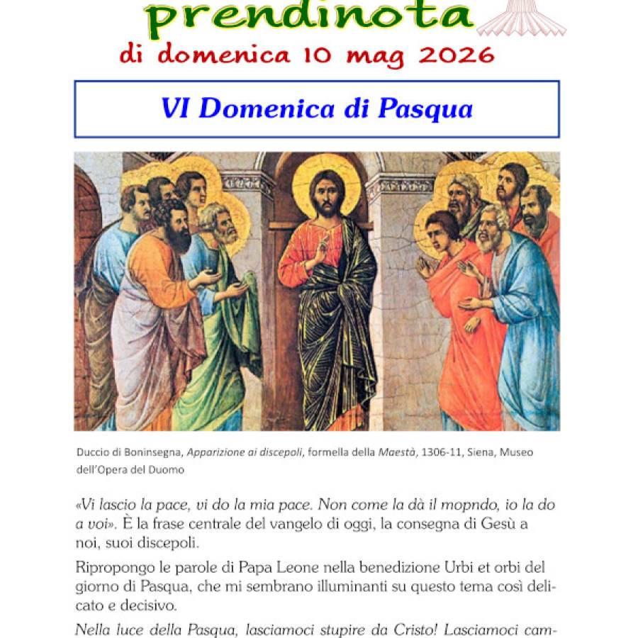 19 - Prendinota 10 maggio 2026