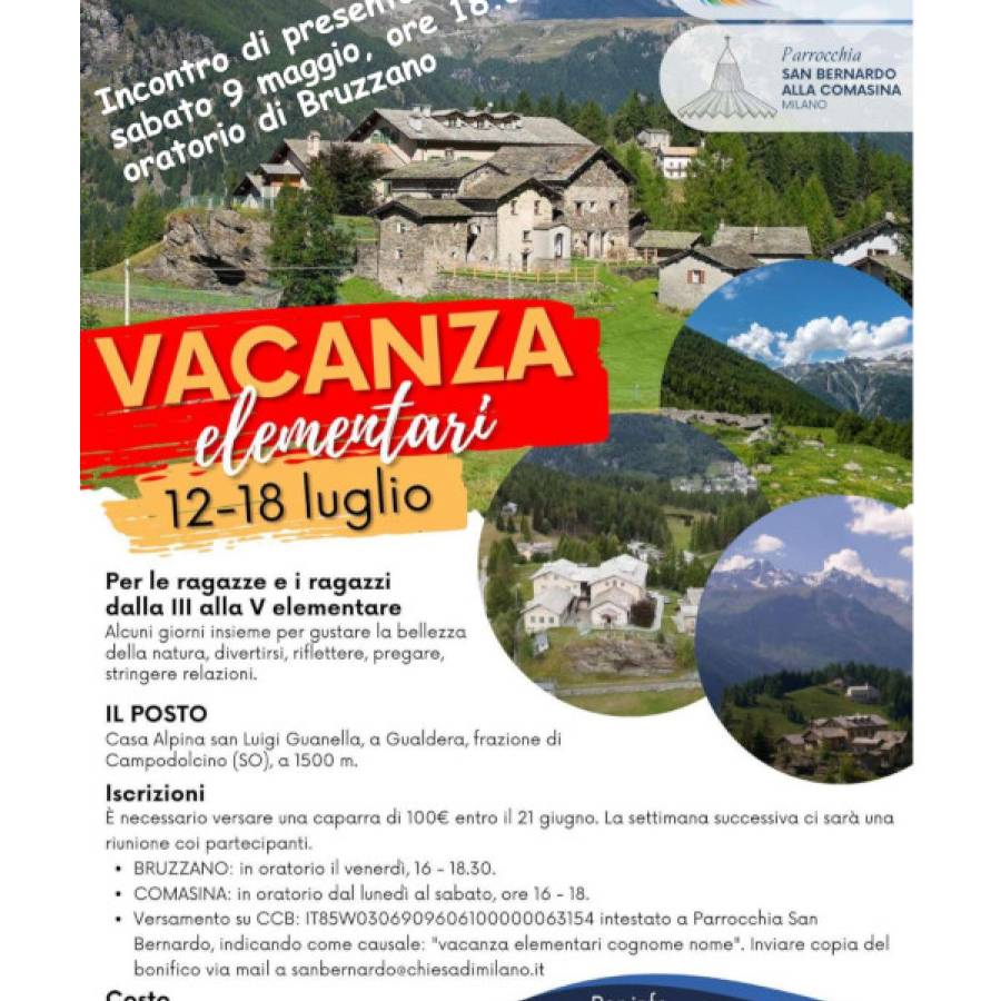 Vacanza in montagna (3a - 5a elem)