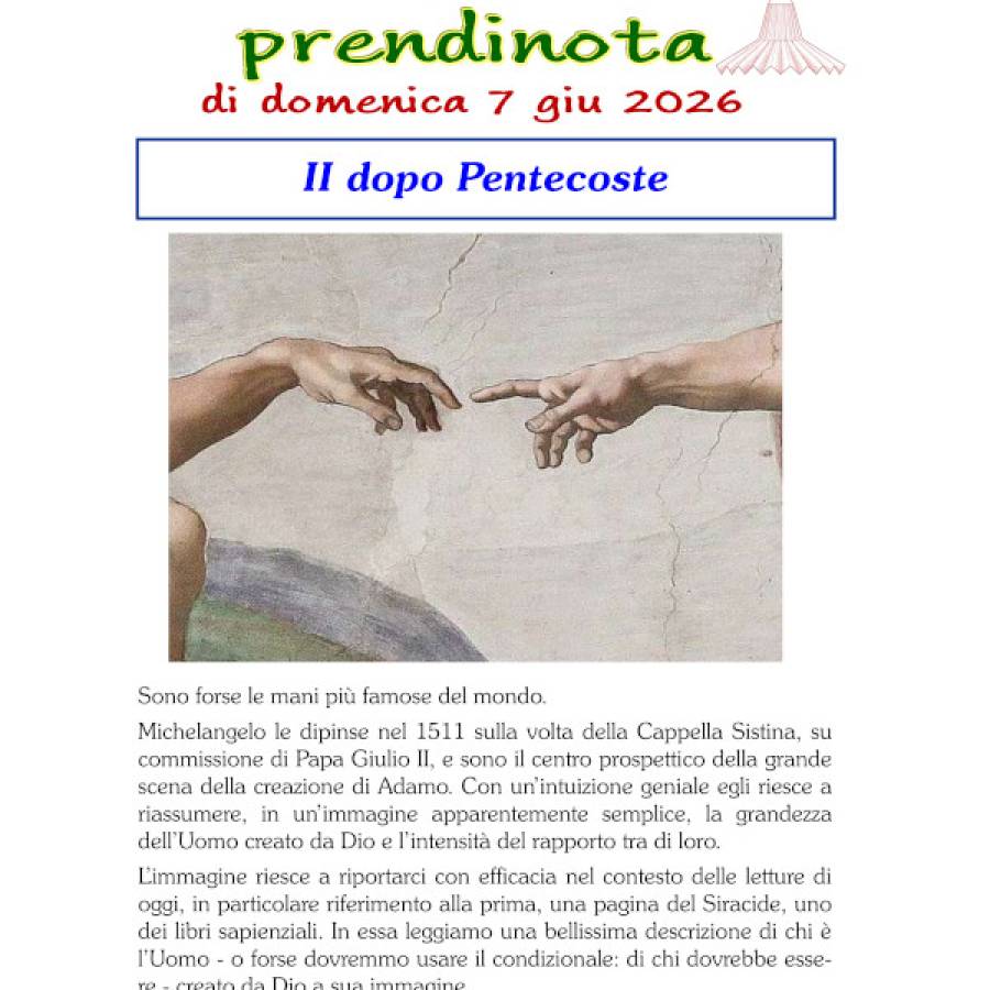 23 - Prendinota 7 giugno 2026