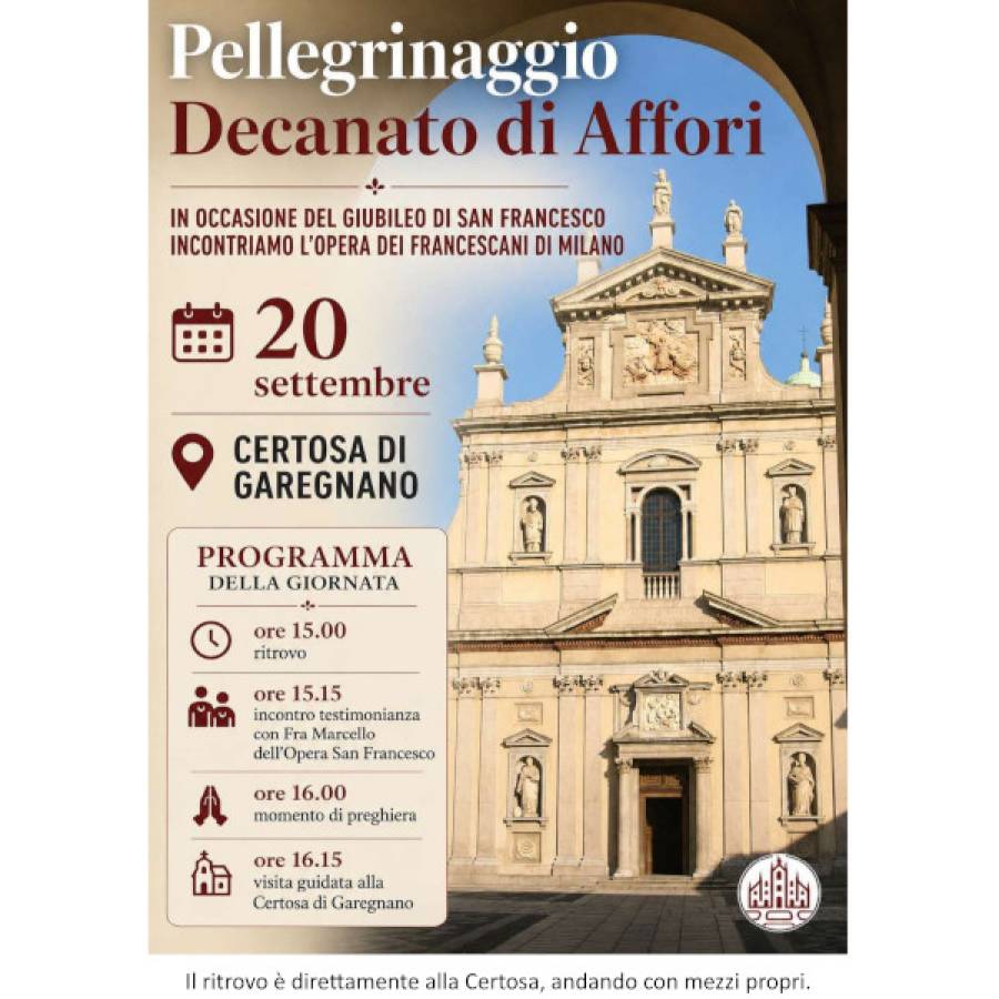 Pellegrinaggio Certosa di Garegnano